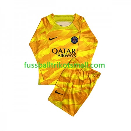 Fußballtrikots Paris Saint-Germain Torwart Kinder 2023-2024 Langarm Auswärts-trikot kaufen